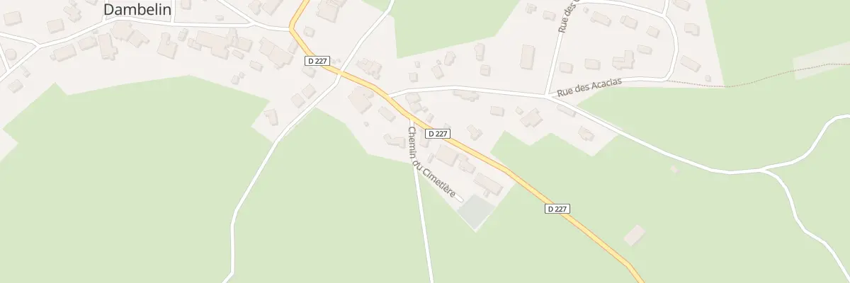 Plan du 2 Che des Fontaines à Goux-lès-Dambelin