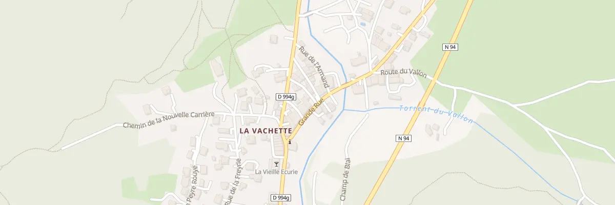 Plan du 5030 La Vachette à Val-des-Prés