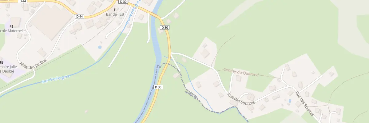 Plan du 2 Rue des Sources à Lépanges-sur-Vologne