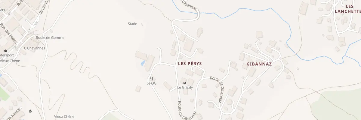 Plan du 293 Rte de Gibannaz aux Gets