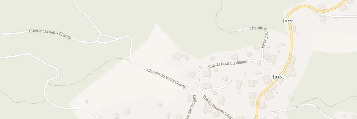 Plan du 15 Rue du Haut du Village à Étobon
