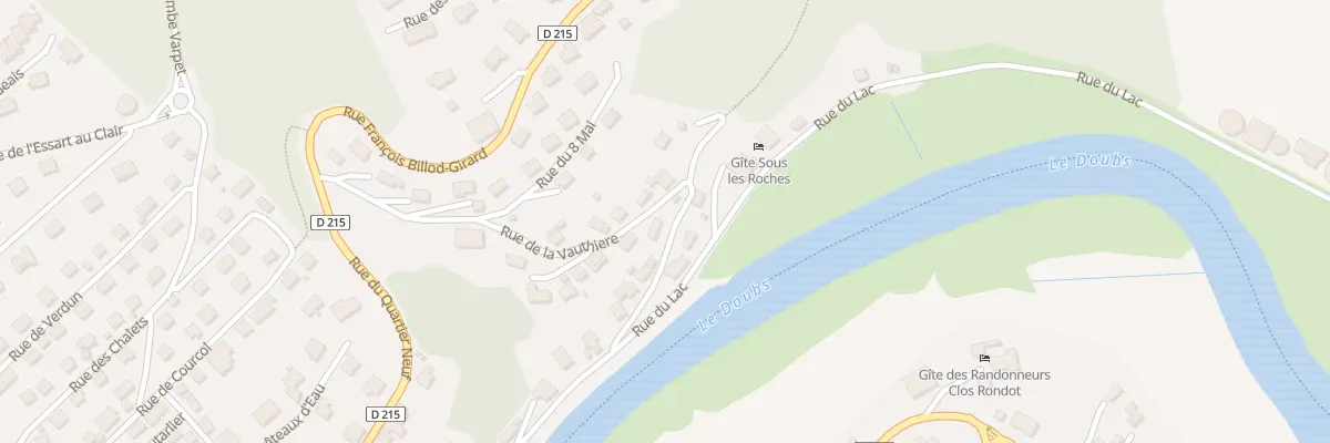 Plan du 7B Rue de la Vauthière à Villers-le-Lac