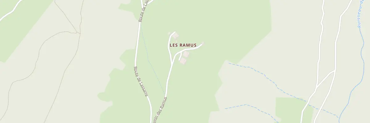 Plan du 204 Che des Ramus aux Gets