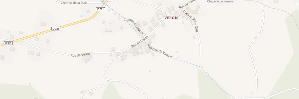Plan du 5956 Veron à Lugrin