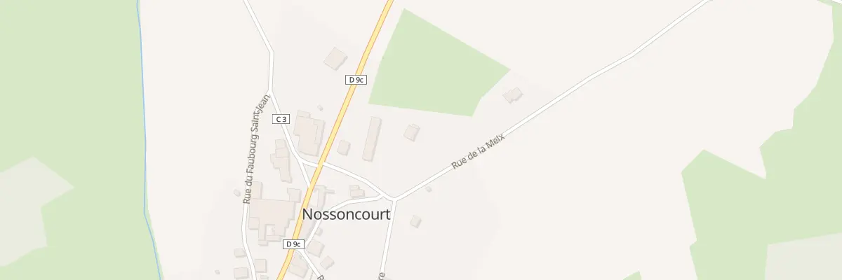 Plan du 3 Rue du Calvaire à Nossoncourt
