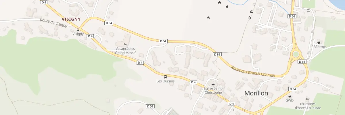 Plan du 400 Rte des Grandschamps à Morillon