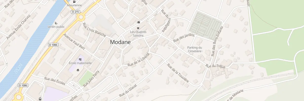 Plan du 12 Rue de la liberté à Modane