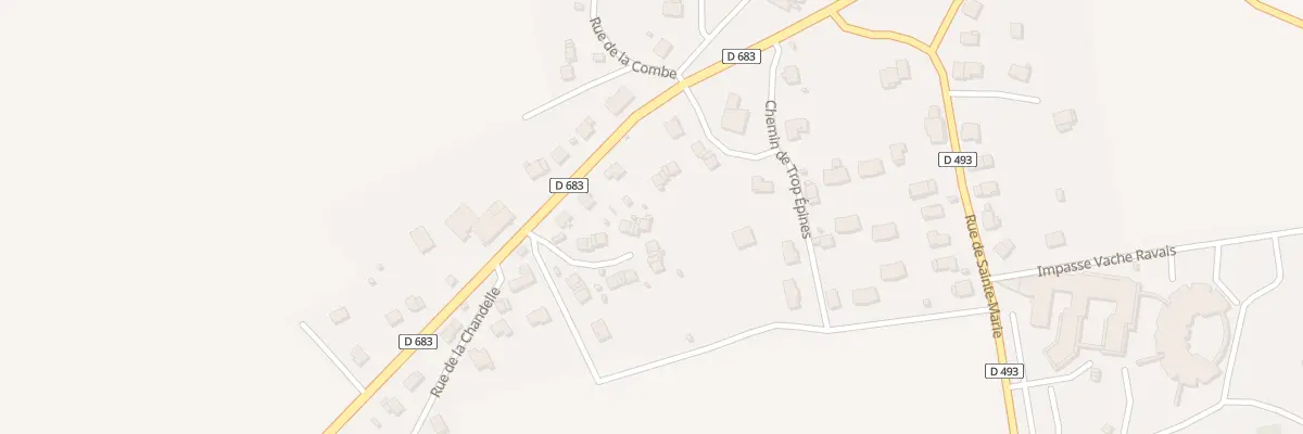 Plan du 4 Rue des Bleuets à Désandans