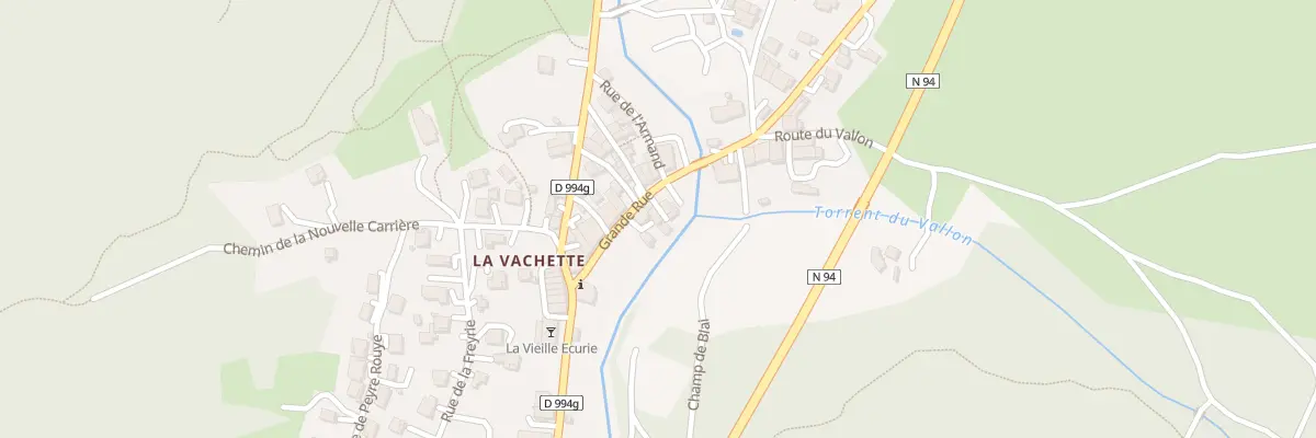 Plan du 5042 La Vachette à Val-des-Prés