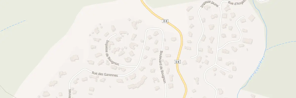 Plan du 827 Bd de Bougnon à Roquebrune-sur-Argens