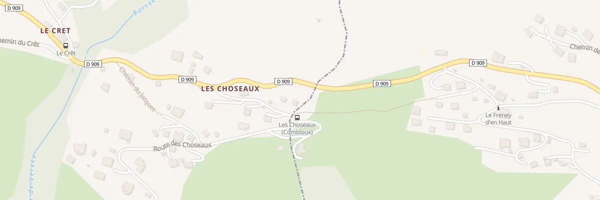 Plan du 103 Rte des Choseaux à Combloux