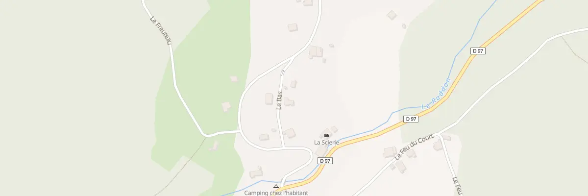 Plan du 256 Le Bas à Fresse