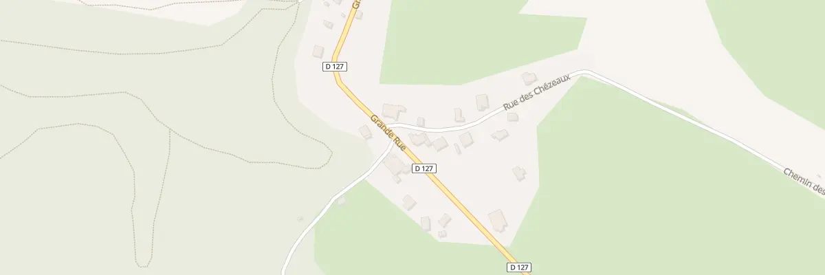 Plan du 2 Rue des Chezeaux à Étobon