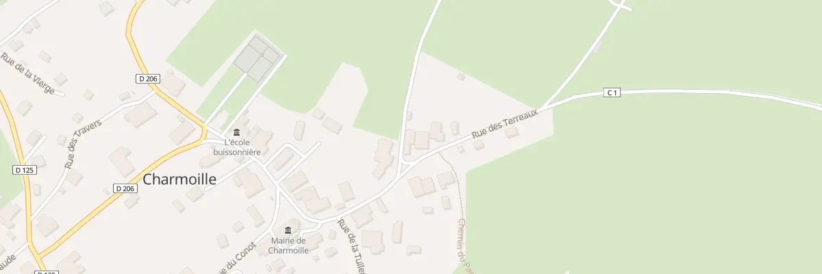 Plan du 37 Rue des Terreaux à Charmoille