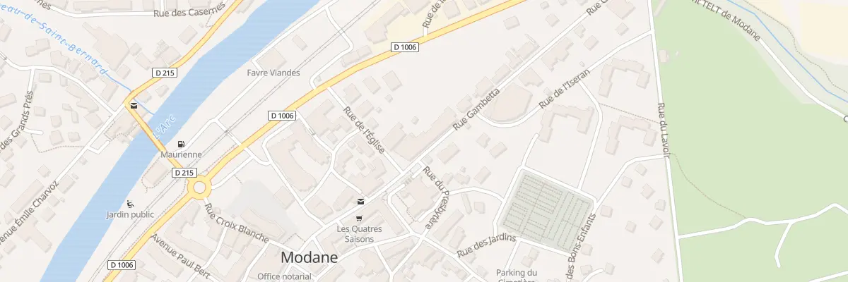 Plan du 26 Rue gambetta à Modane