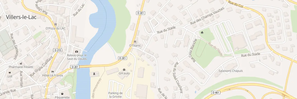Plan du 5 Rue de la Gare à Villers-le-Lac