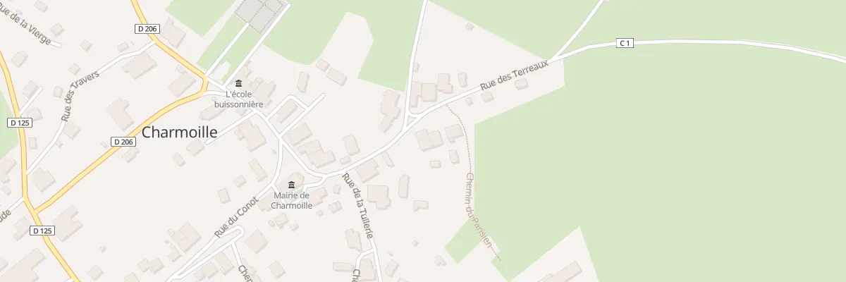 Plan du 20 Rue des Terreaux à Charmoille