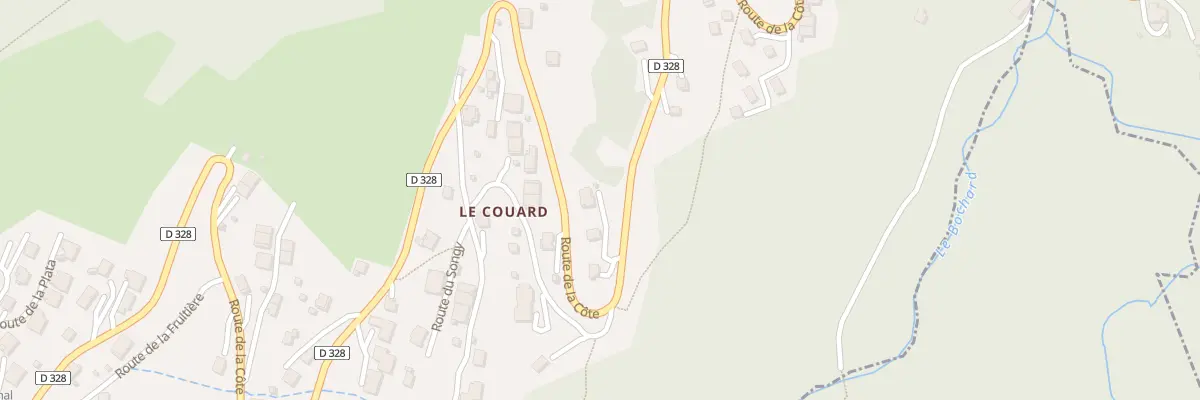 Plan du 1381 Rte de la Côte à La Côte-d’Arbroz