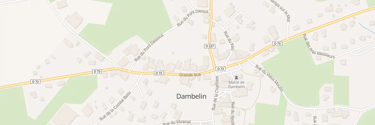 Plan du 20 Rue Grande Rue à Dambelin