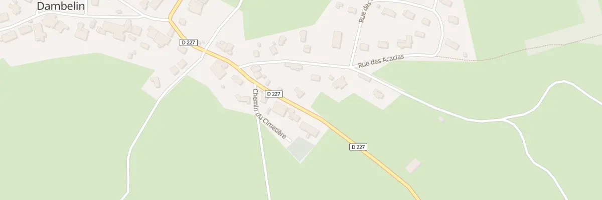 Plan du 1 Che des Fontaines à Goux-lès-Dambelin