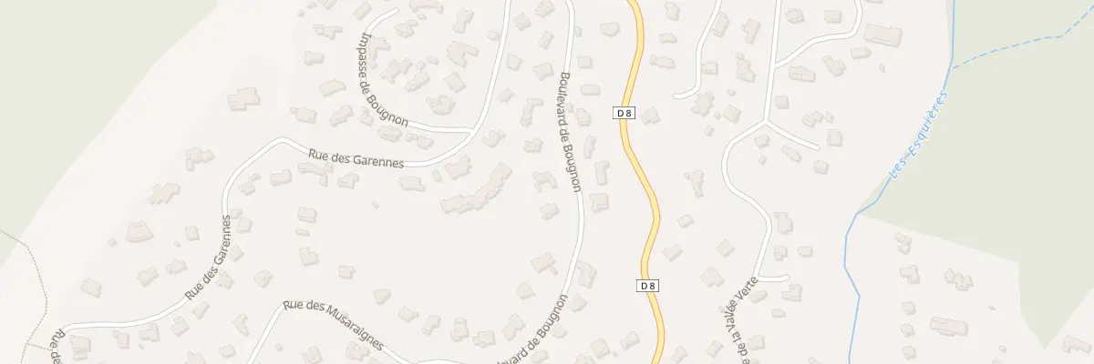 Plan du 525 Bd de Bougnon à Roquebrune-sur-Argens