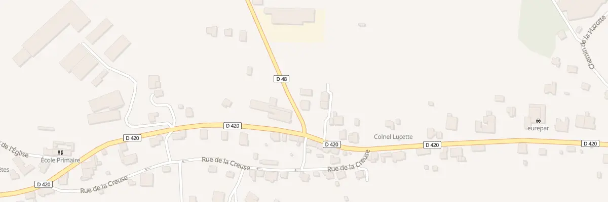 Plan du 2 Rte de Rambervillers à Grandvillers