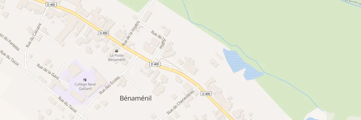 Plan du 71 Rue de la Libération à Bénaménil