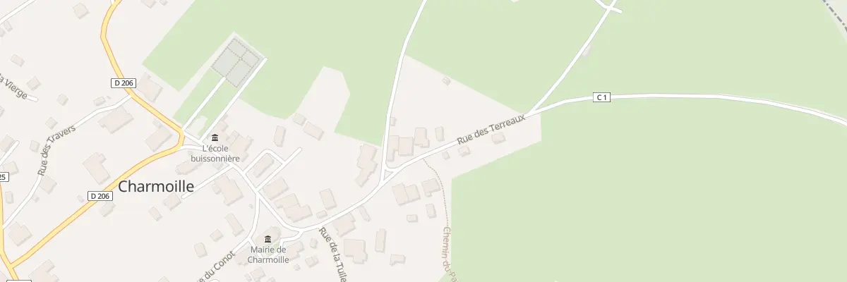 Plan du 41 Rue des Terreaux à Charmoille