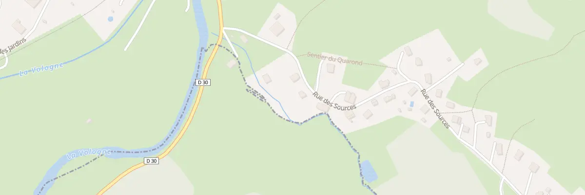 Plan du 6 Rue des Sources à Lépanges-sur-Vologne