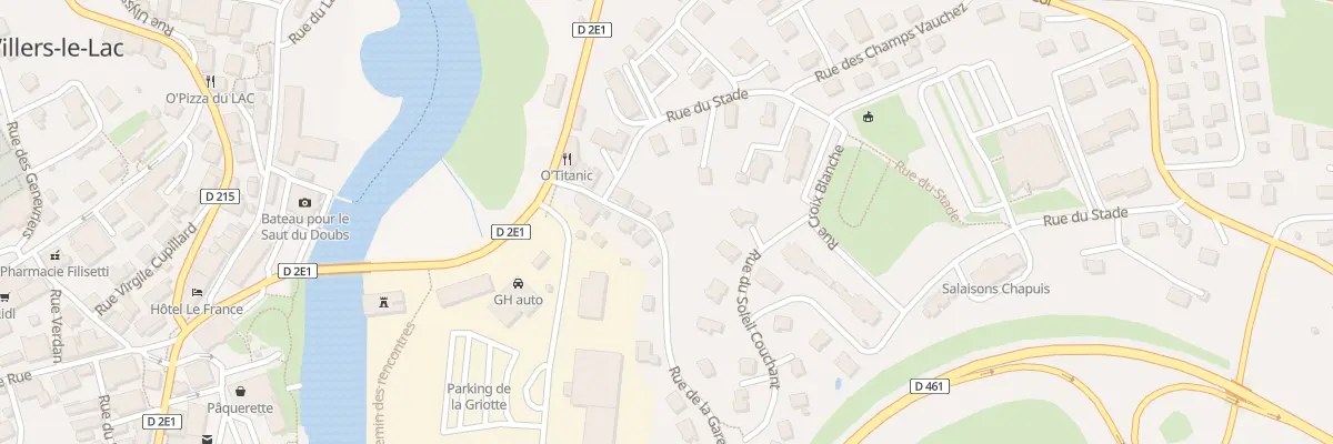 Plan du 9 Rue de la Gare à Villers-le-Lac
