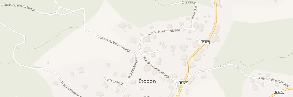 Plan du 6 Rue du Haut du Village à Étobon