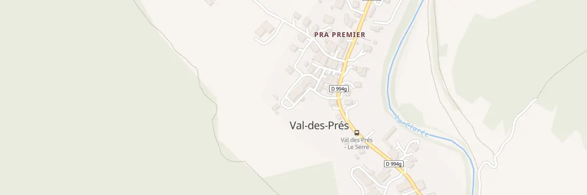 Plan du 5140 Pra Premier à Val-des-Prés