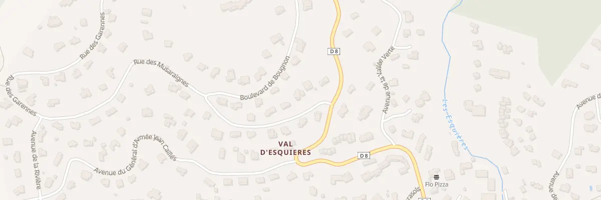 Plan du 50 Bd de Bougnon à Roquebrune-sur-Argens