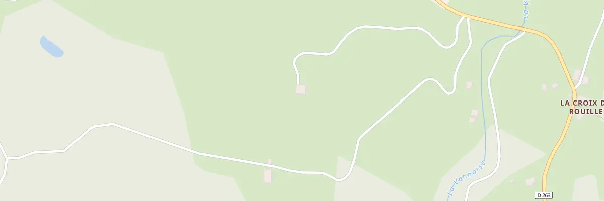 Plan du 3 Les Evaudois à Servance-Miellin