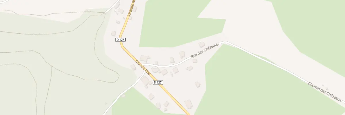 Plan du 1 Rue des Chezeaux à Étobon