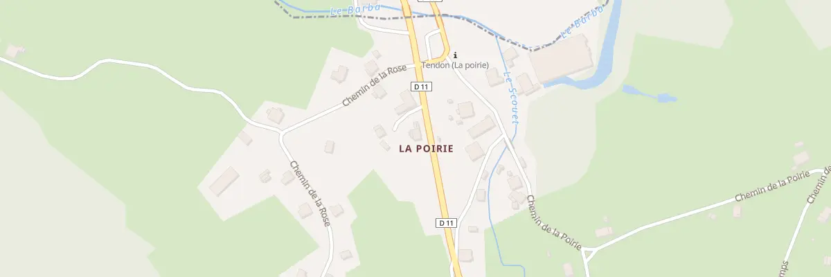 Plan du 65 Rte des Cascades à Tendon