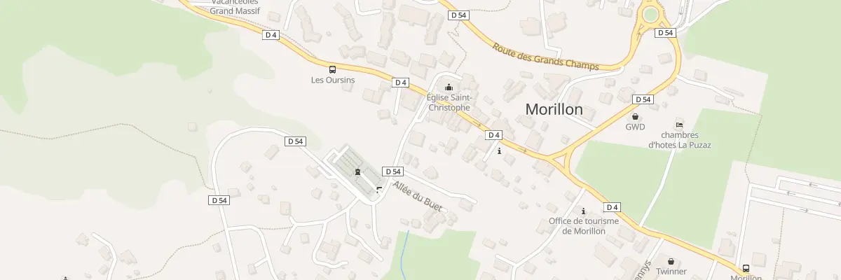 Plan du 41 Pl de la République à Morillon