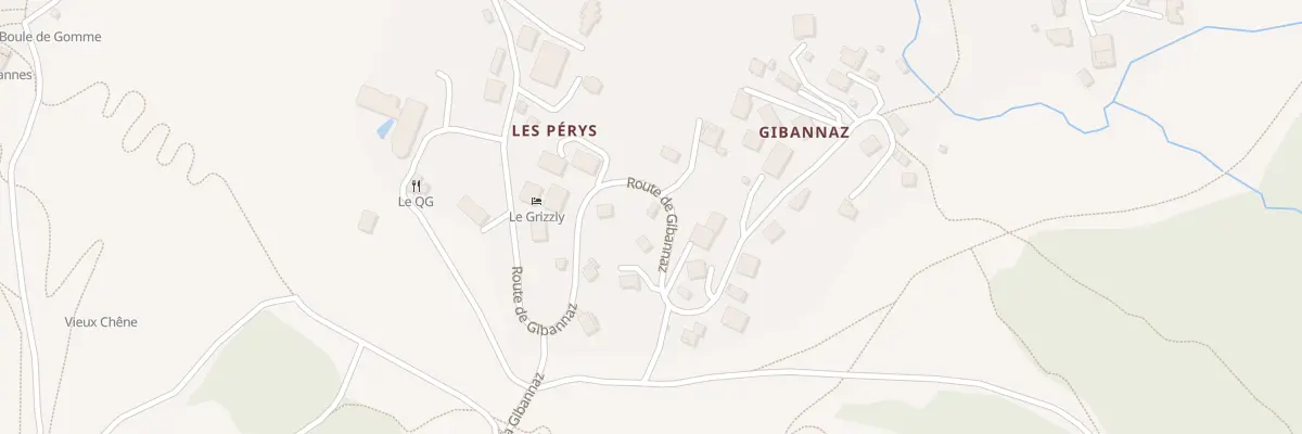 Plan du 656 Rte de Gibannaz aux Gets