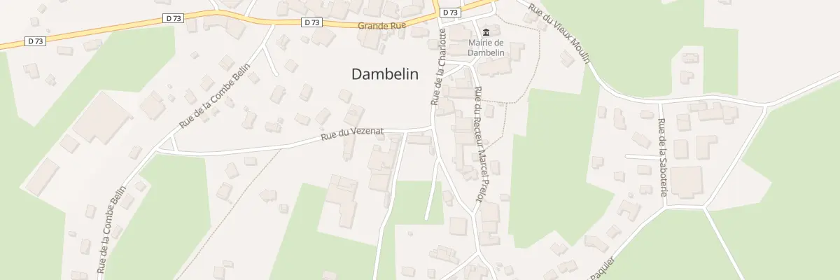 Plan du 1 Rue du Vezenat à Dambelin
