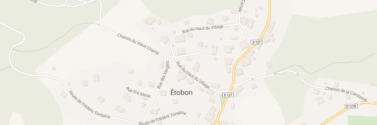 Plan du 4B Rue du Haut du Village à Étobon