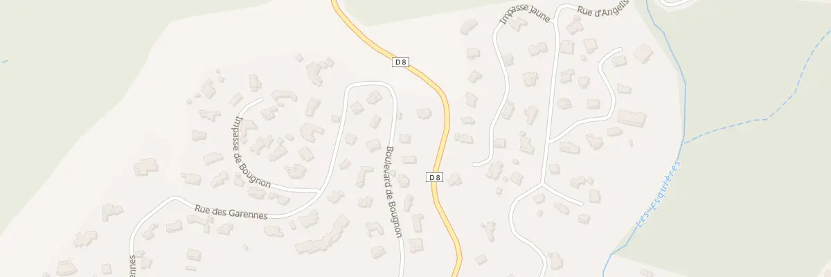 Plan du 646 Bd de Bougnon à Roquebrune-sur-Argens
