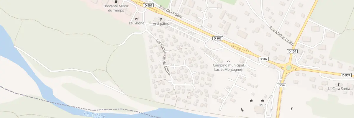 Plan du 437 Rte des Hottes à Verchaix