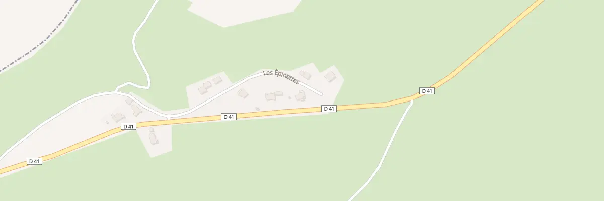 Plan du 7 Les Epinettes au Luhier