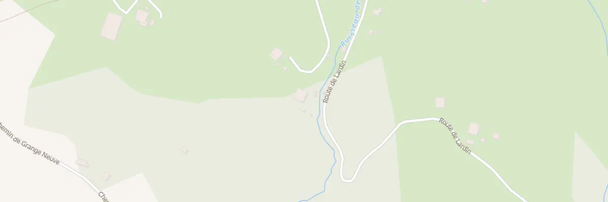 Plan du 500 Rte de Lardin à Domancy
