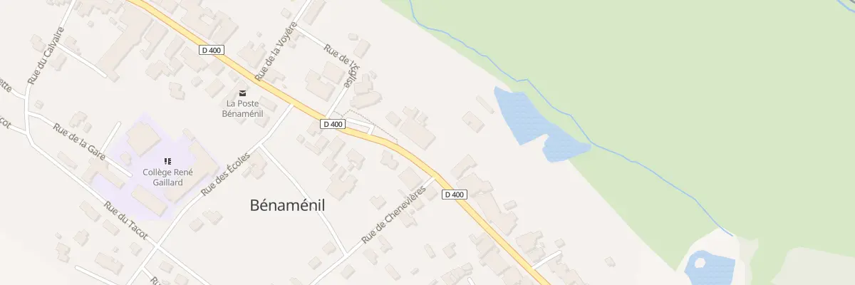 Plan du 77 Rue de la Libération à Bénaménil