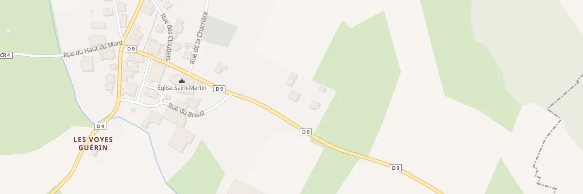 Plan du 11 Rue de Ménil à Nossoncourt