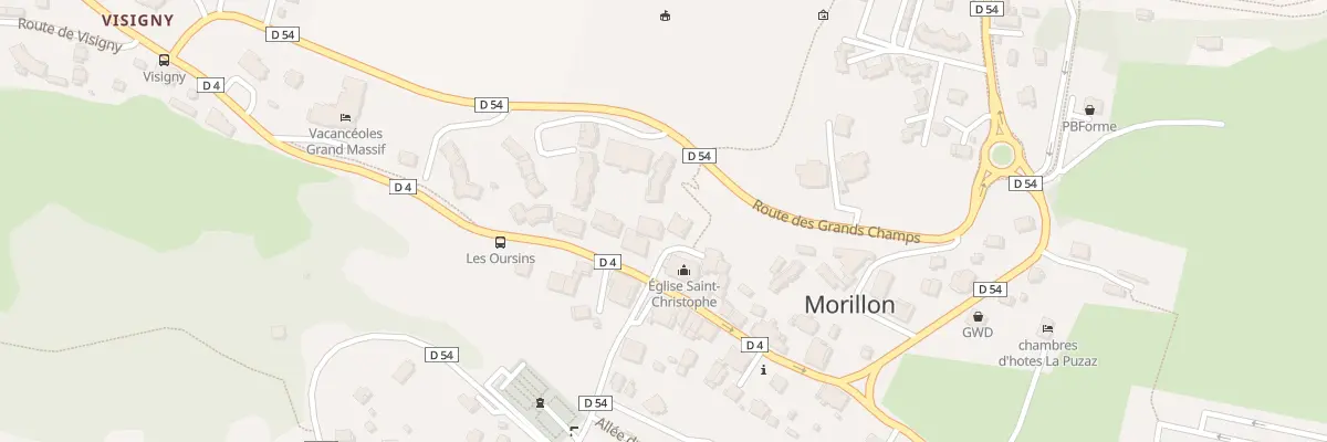 Plan du 6 Rte de Cluses à Morillon