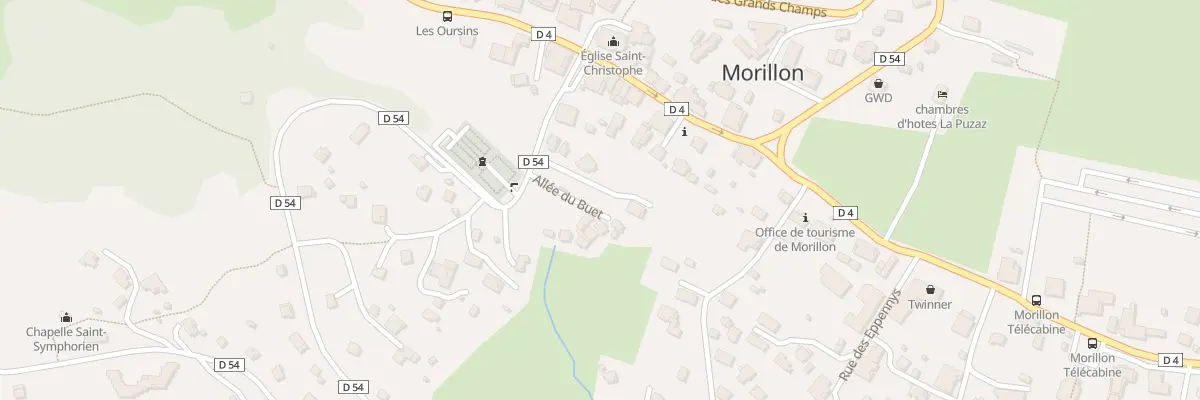 Plan du 58 All du Buet à Morillon