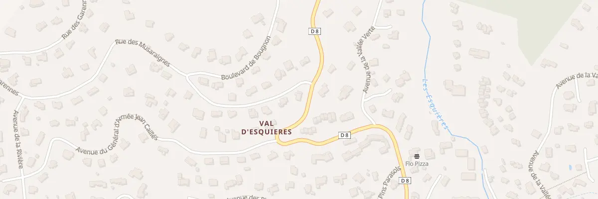 Plan du 21 Bd de Bougnon à Roquebrune-sur-Argens