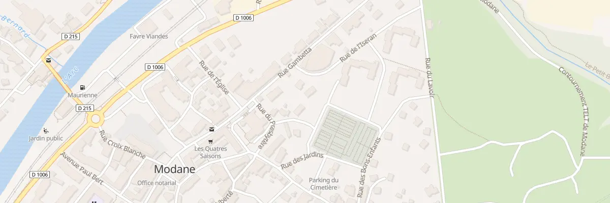 Plan du 9 Rue du presbytère à Modane
